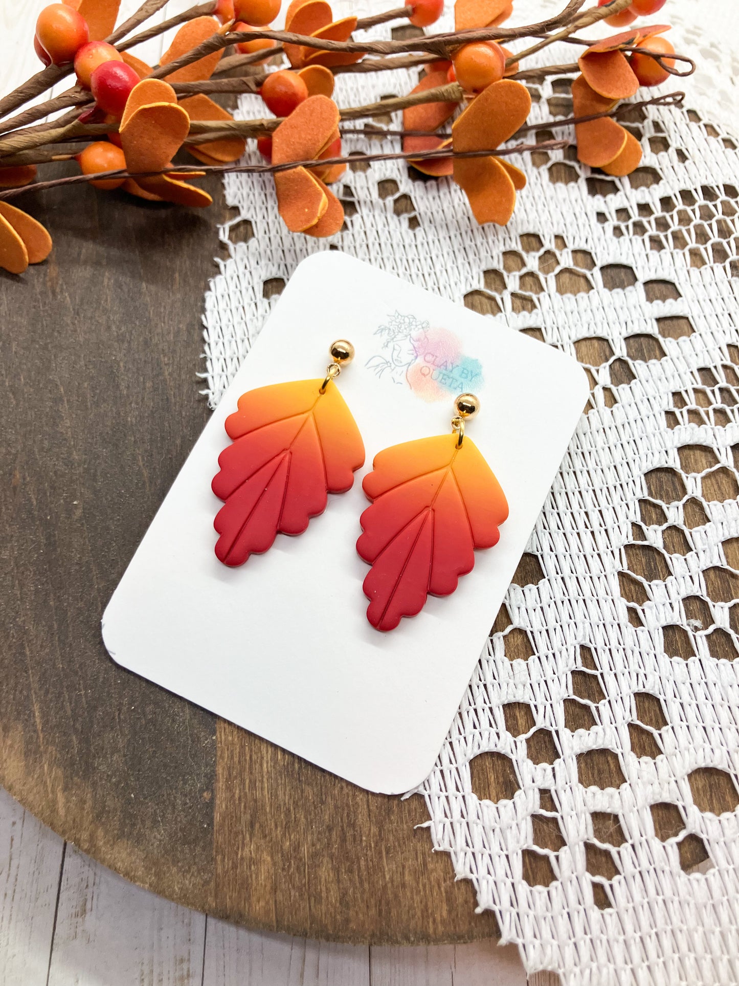 Fall Leaf Earrings