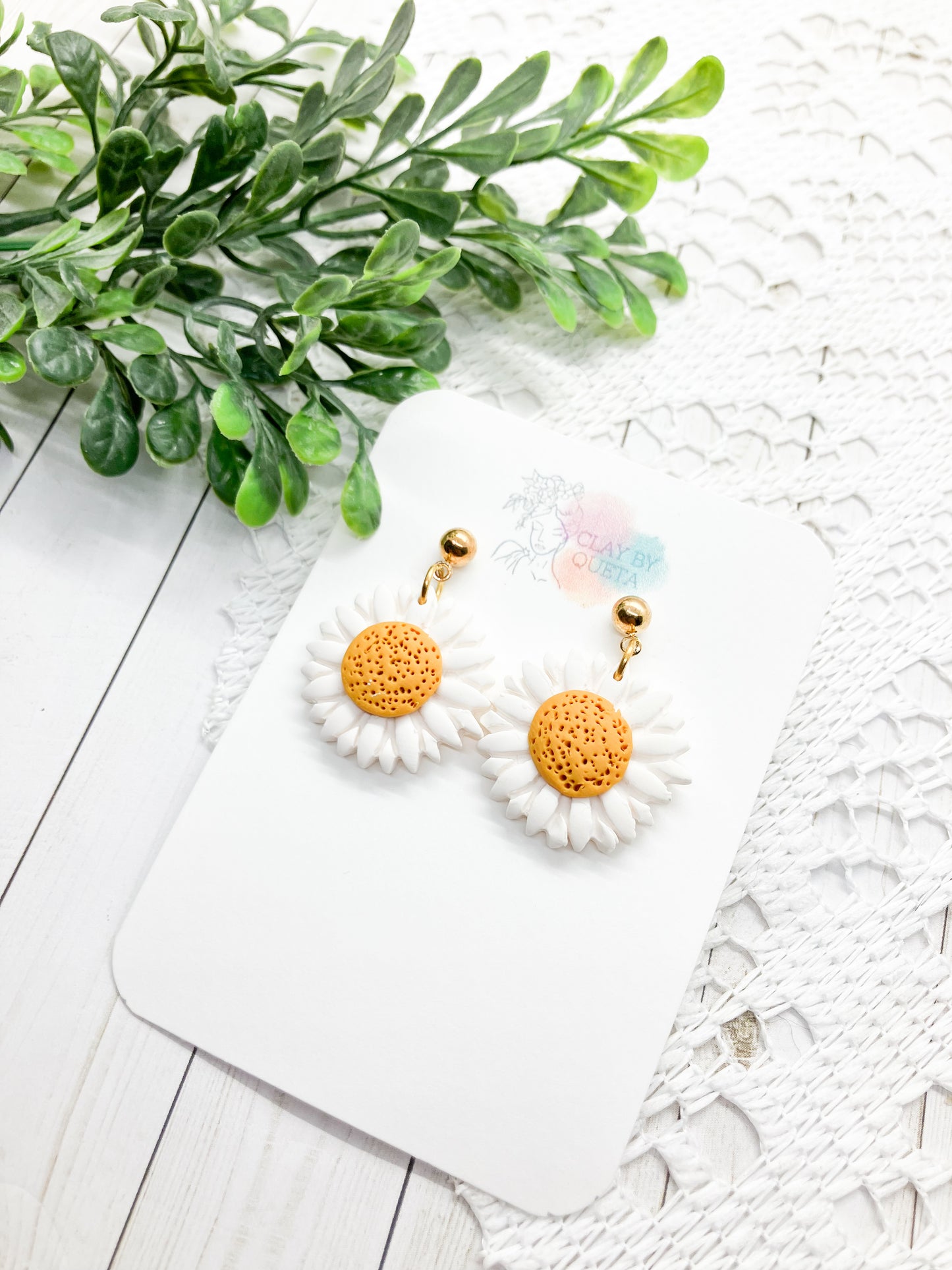 Single Daisy Earrings