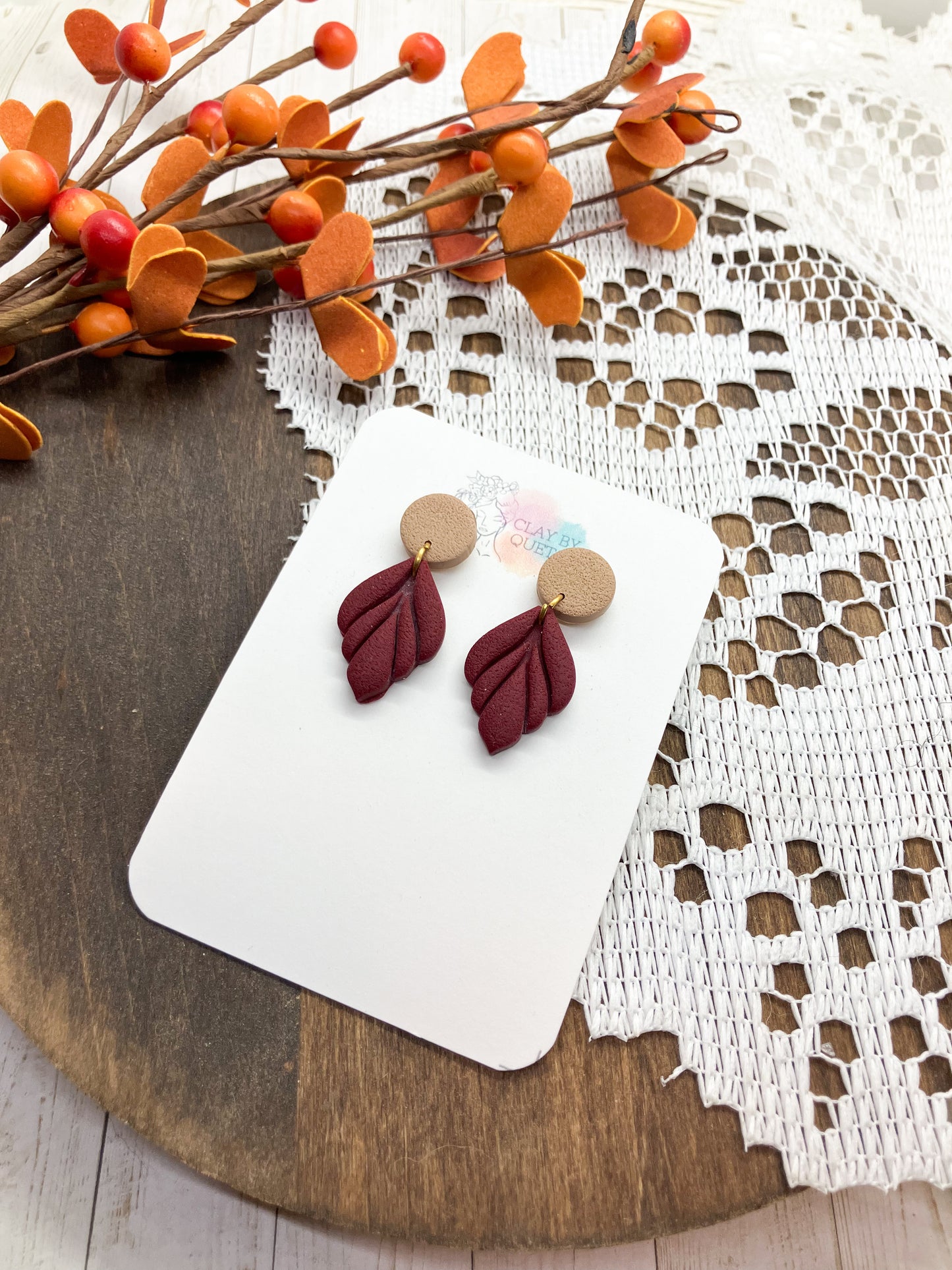 Mini Floral Drop Earrings