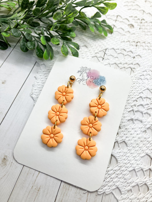 3Tier Flower Earrings