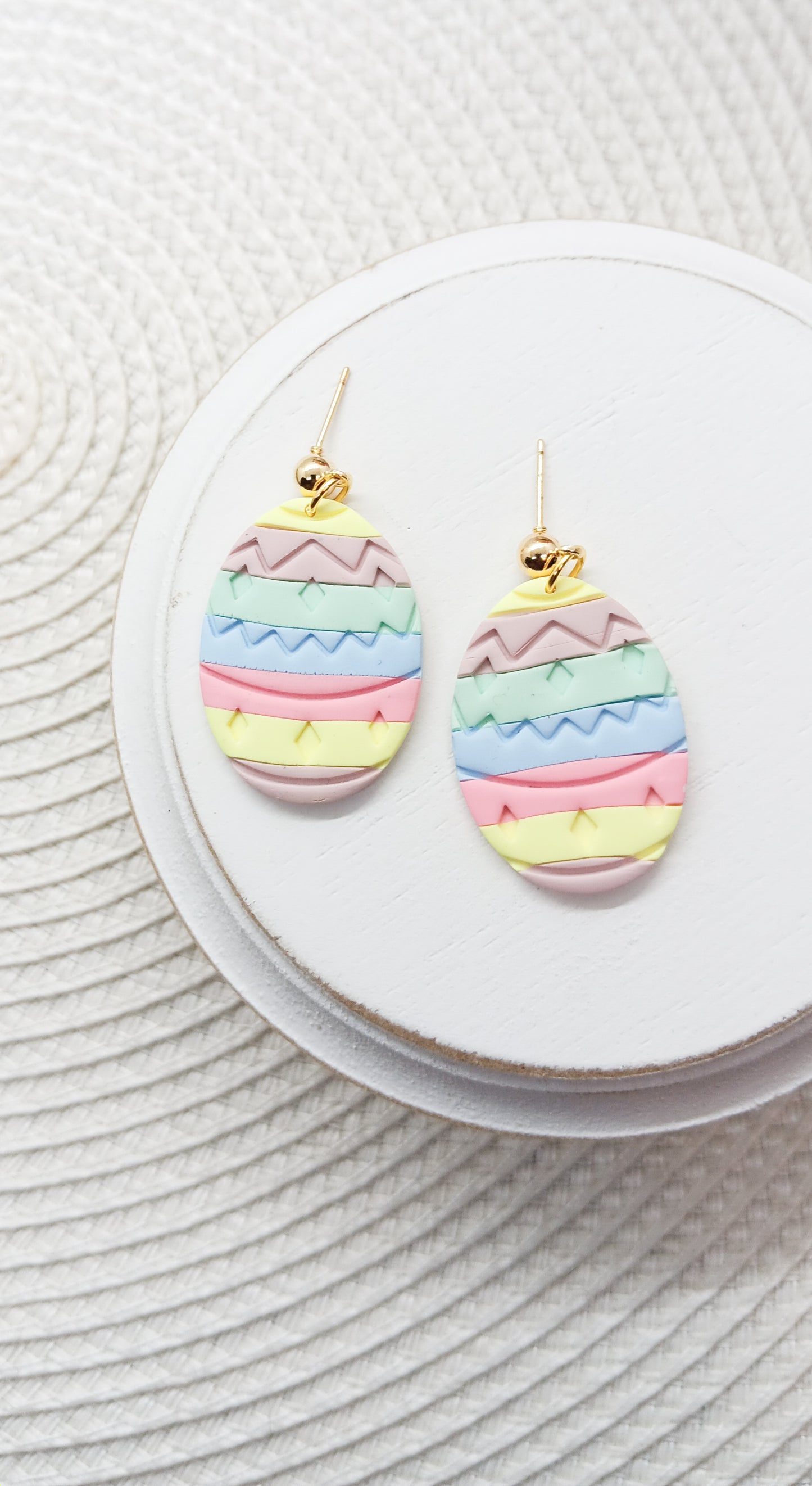 Stripe Egg Dangle