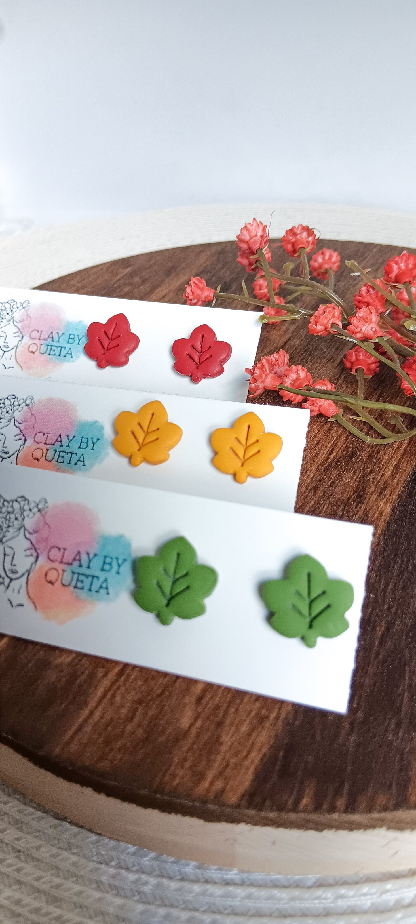 Fall Leaf Studs (Multi Colors)