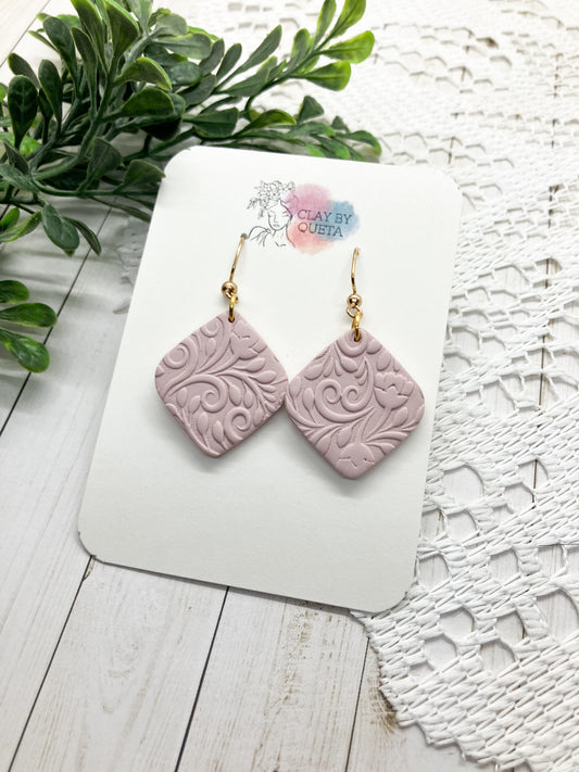 Lilac Textured Earring (Multiple Styles)