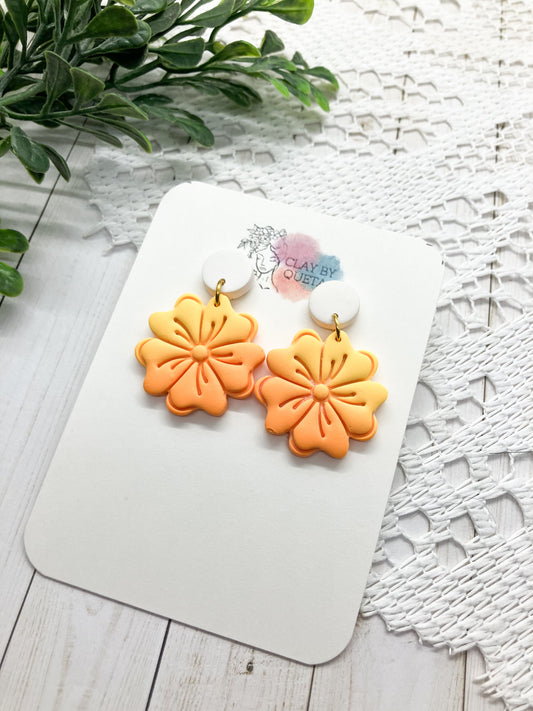 Sunrise Flower Earring