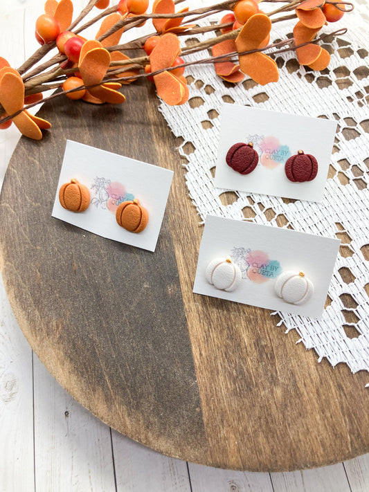 Mini Pumpkin Stud