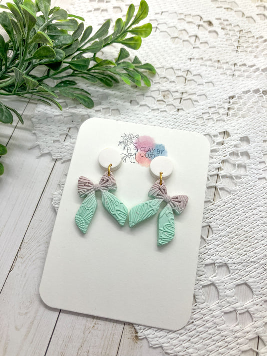 Mint/Lilac Ombre Bow