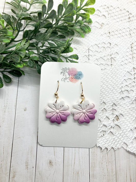 Ombré Floral Earrings