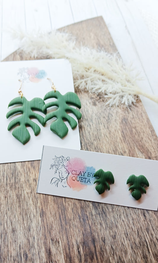 Medium Monstera Dangles (Multi-Styles)