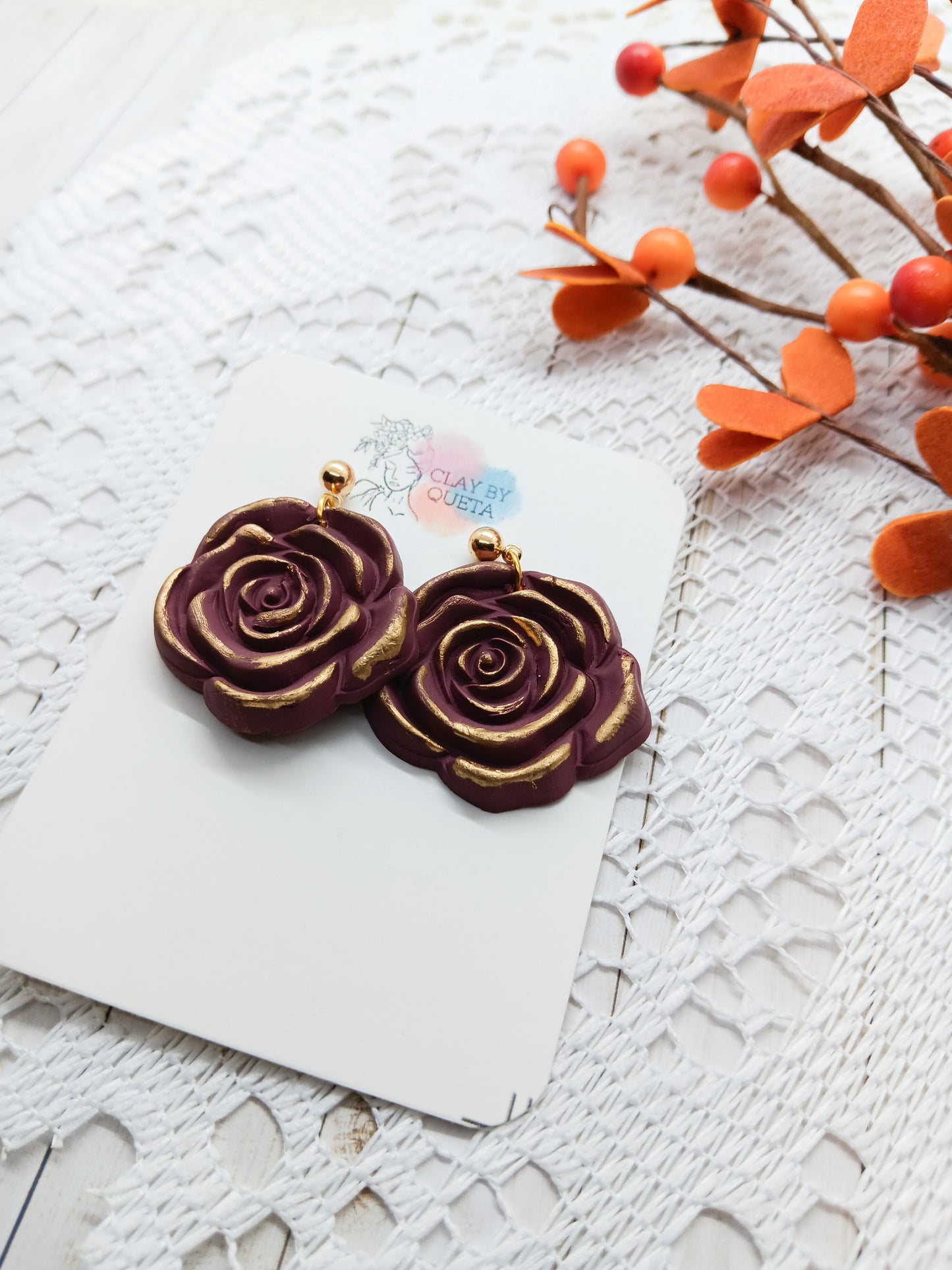 Purple Earrings